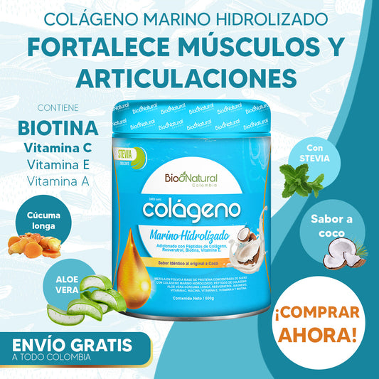 COLAGENO MARINO HIDROLIZADO X 500 GR