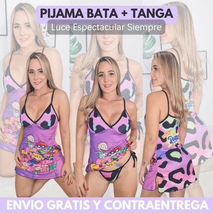 Pijama Bata Tanga Talla Unica