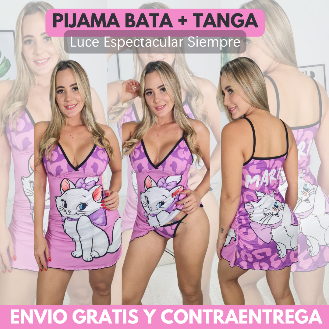 Pijama Bata Tanga Talla Unica