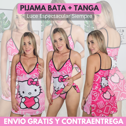 Pijama Bata Tanga Talla Unica