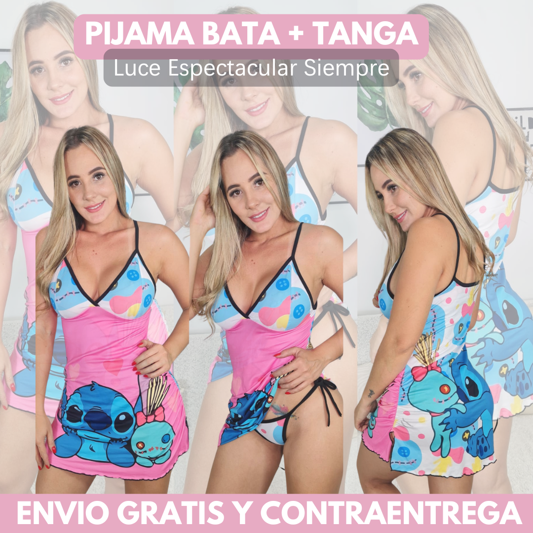 Pijama Bata Tanga Talla Unica