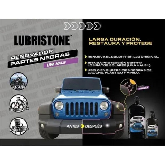 RENOVADOR DE PARTES NEGRAS Y PARTES PLÁSTICAS LUBRISTONE 125 GR