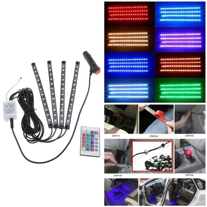 Luz LED RGB para carro