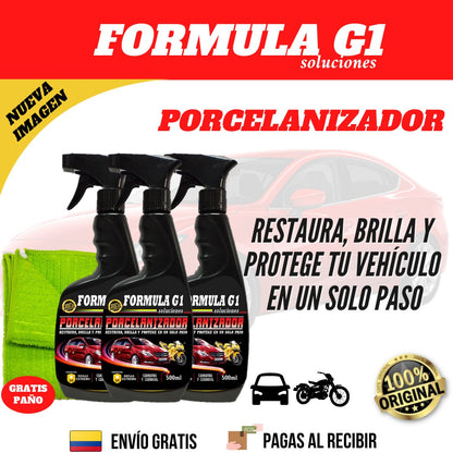 Porcelanizador Fórmula G1 promo x3