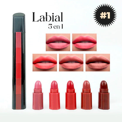 LABIAL 5 EN 1 RED Y NUDE