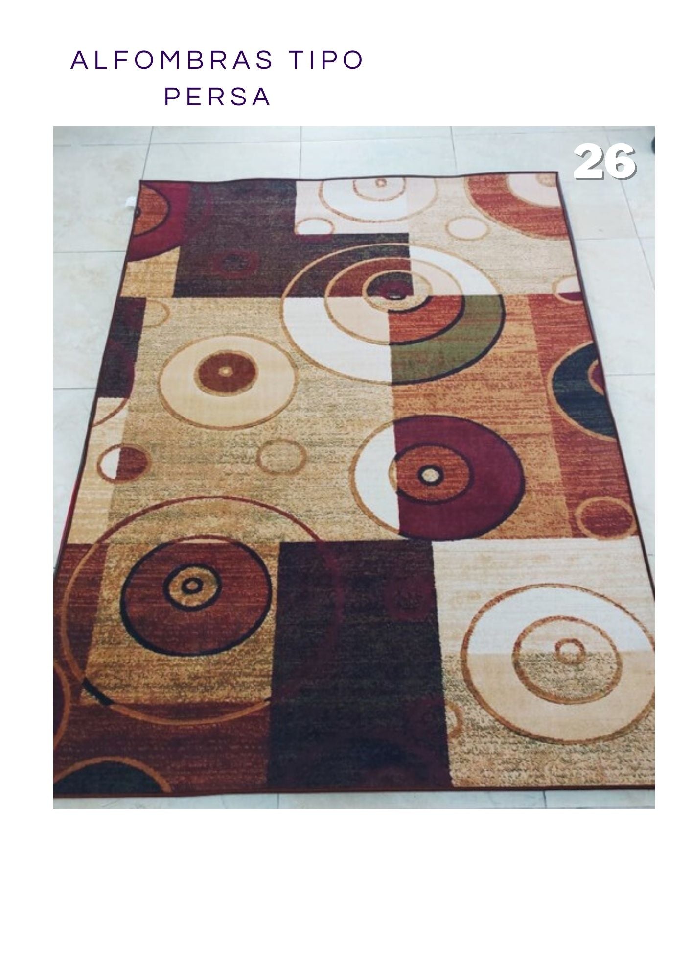 ALFOMBRA PERSA 2MT X 1,5OMT PREMIUM